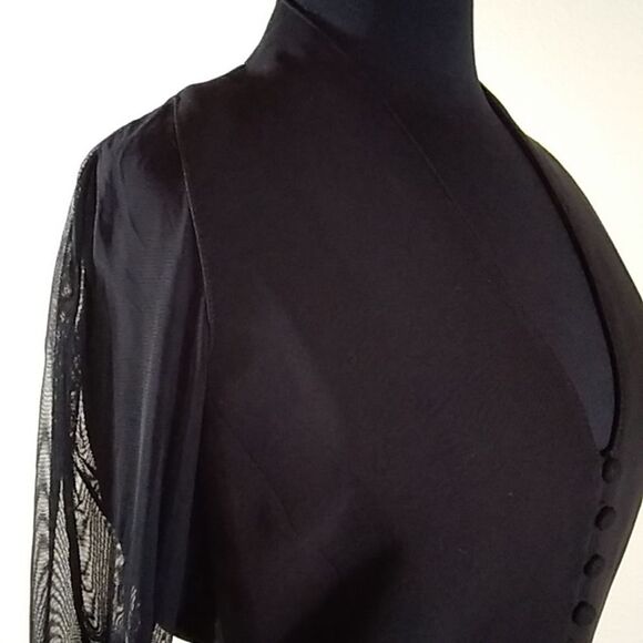 SHERRIE BLOOM PETER NOVIELLO CHETTA B EVENING WOMEN’S BLOUSE SIZE 8 - Picture 8 of 14